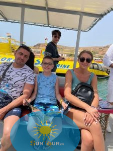 Батискаф в Шарм эль Шейхе, Łódź półpodwodna-Szarm el-szejk