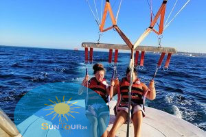 Парасейлинг в Хургаде/парашют, Parasailing in Hurghada