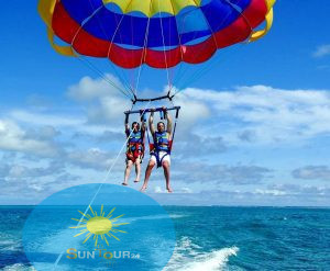 Экстрим Шарм, Полет на парашюте